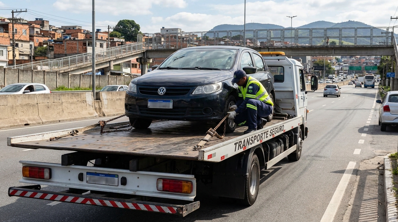 Logística para Veículos Parados no Parque Dirce, Itaquaquecetuba‑SP